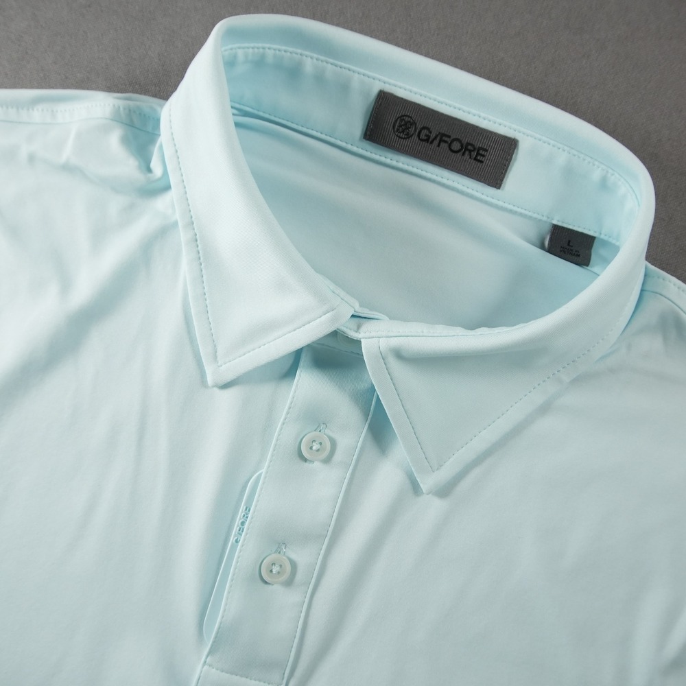 G/FORE Golf Short Sleeve Performance Lightweight Sport Tech Jersey Men Polo L